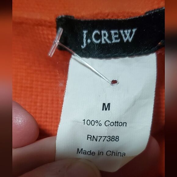 J. Crew Orange Knit Jacket with Tie Bow - Picture 5 of 5